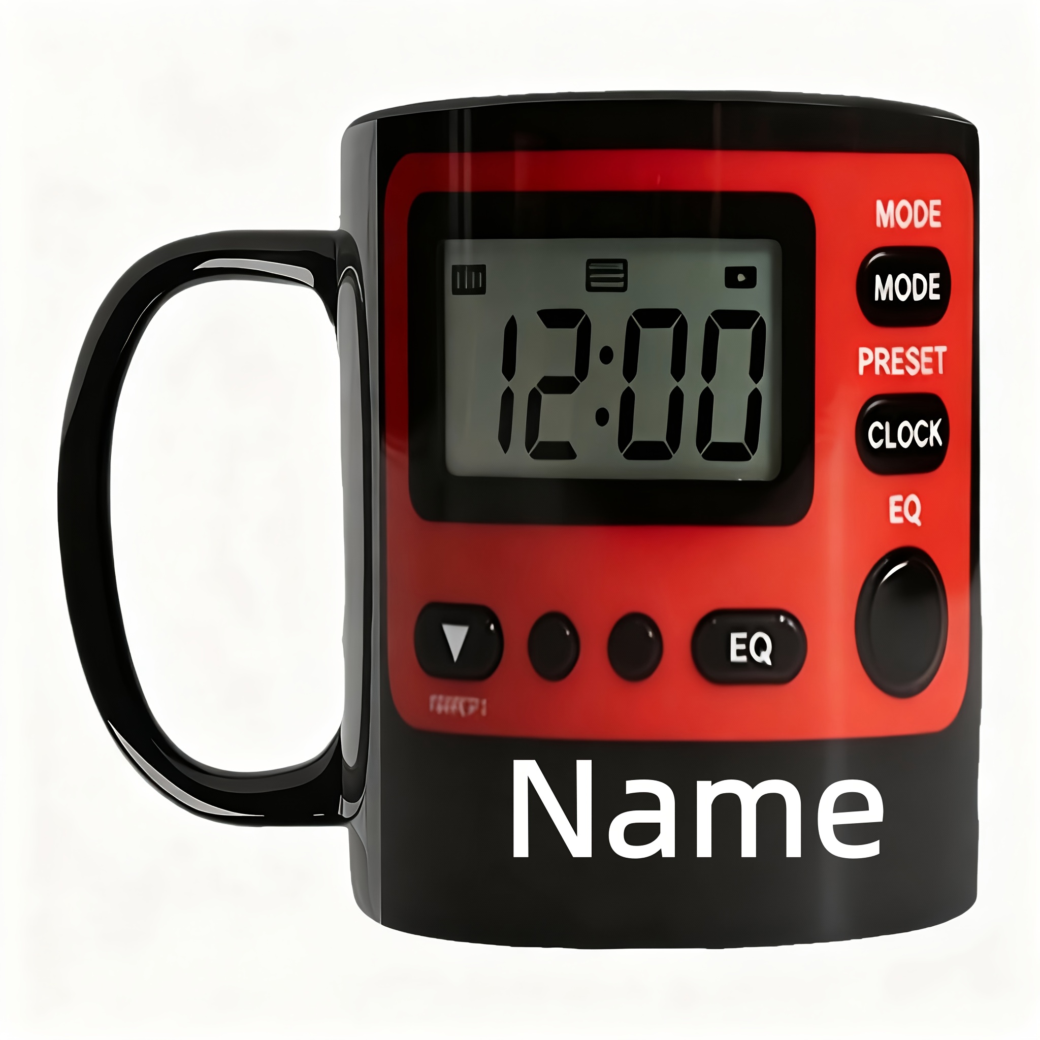 TEMU 1pc Customizable Ceramic Mug Personalized Name/text Coffee Cup- 11oz High Quality Ceramic Coffee Cup, Perfect For Drinks, Birthday Gift,