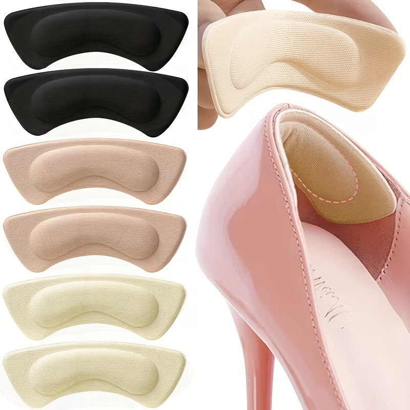 3 Pairs Anti-slip Shock-absorbing Memory Foam Insoles | Suitable For High Heels, Boots, And Formal Shoes | Comfortable Wear | In Black, White, Beige | Durable And High-quality Foam