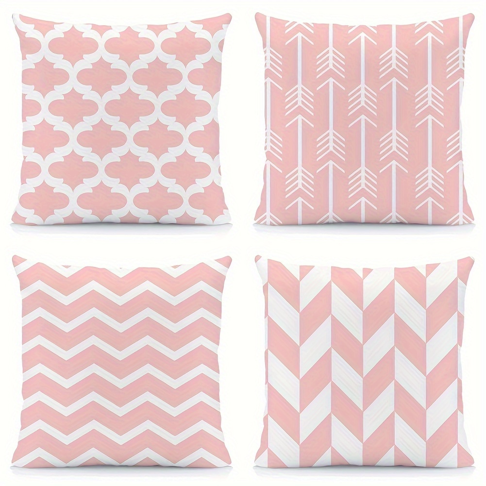 

4pcs Set - Zippered Polyester For Sofa, , & Decor