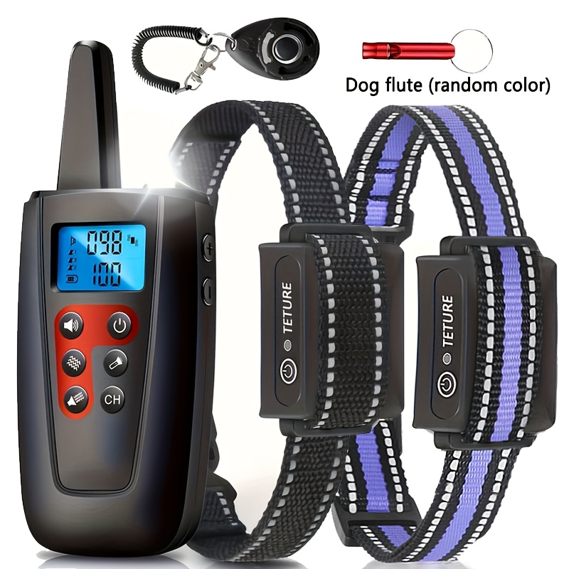   Dog Training Collar with Remote - 1005.84meter Range, Electric Shock, Anti-Barking Device, USB Rechargeable, 3   (Vibration/ / ), IPX7 Waterproof, for Small/Medium/Large Dogs (4.99-49.9KG) - Compatible with All Breeds & Sizes, Dog Training Collar, Pet Safety Gear, Sleek Collar Design, Durable Collar Material, Sturdy Metal Clip,   Electronics, Small Breed Dogs, Reinforced Stitching, Active Pet Owners