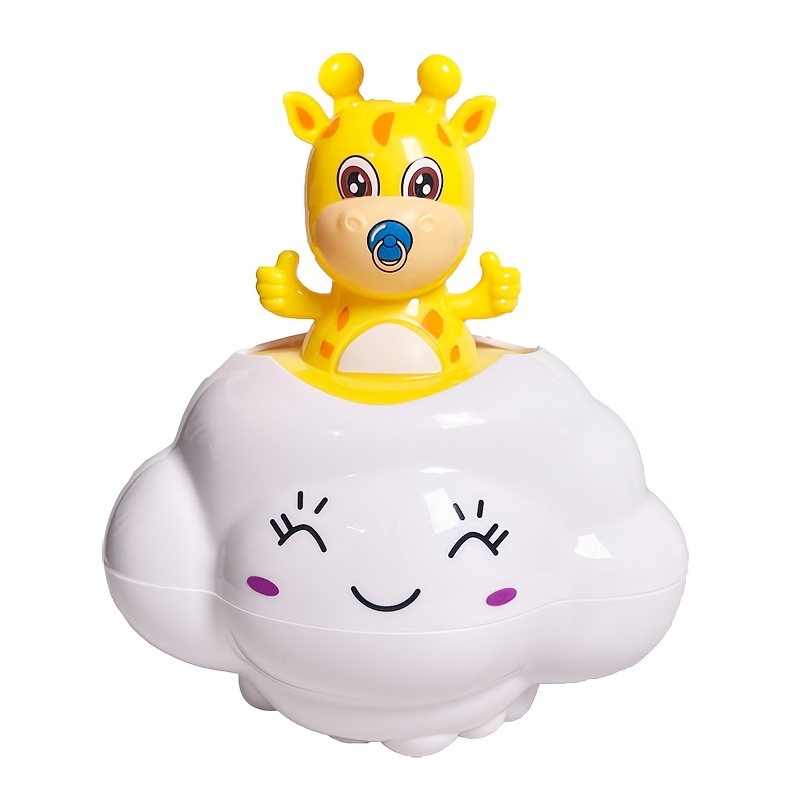 Adorable Cloud Deer Bath Toy, Baby Bathtub Bathing And Water Play Toy, Fun Animal Shower Spray Water Play Toy, Christmas Gift, Halloween Gift, Holiday Gift