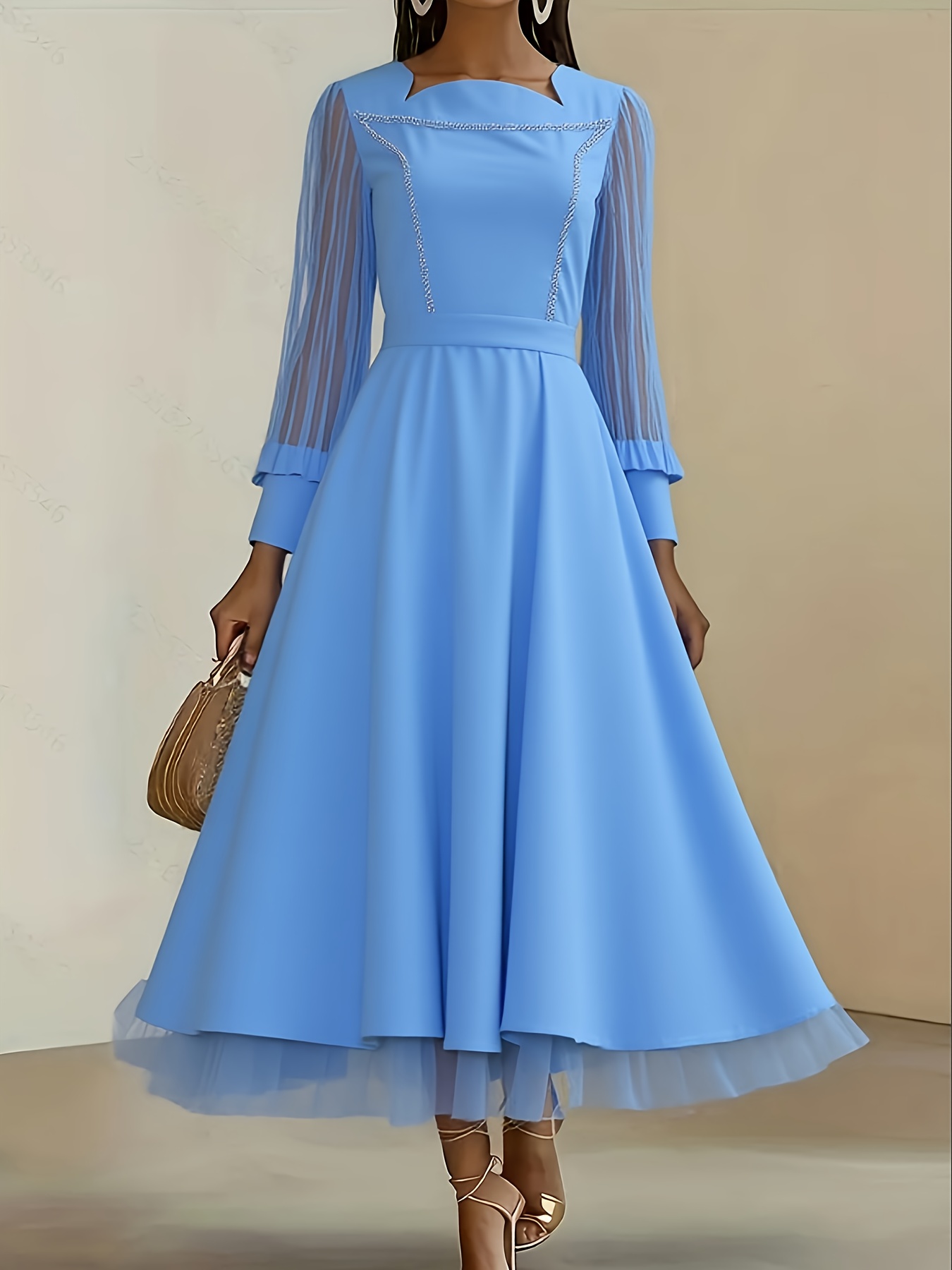 sachin and babi light blue dress Buy Long Evening Dresses & Formal Dresses Online – COCOSBRIDE main image 0