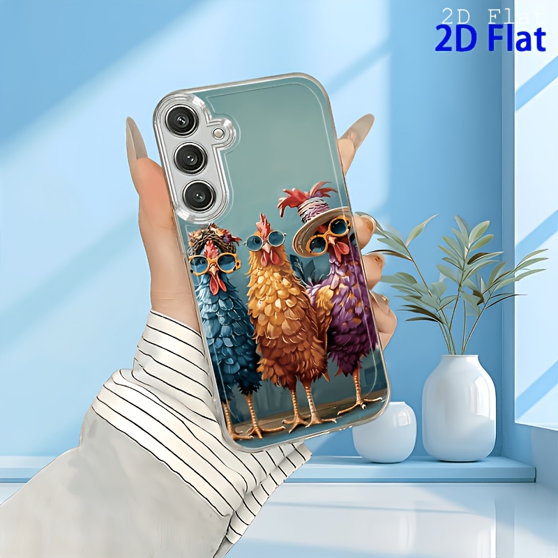 TEMU Phone Case: Popular 3 Chickens Design Phone Case Compatible With Galaxy A02, A03s, A04, A05s, A06, A13, A14, A15, A16 5g, A21s, A22, A23, A24,