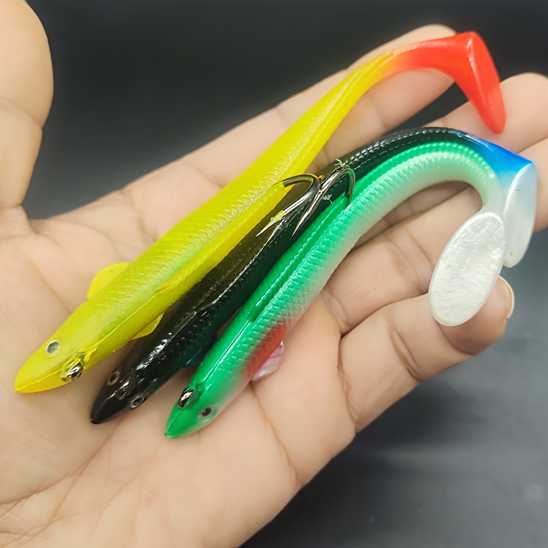 Jssevn Lot De 5 Leurres De Pêche Réalistes En Plastique Pour Homme