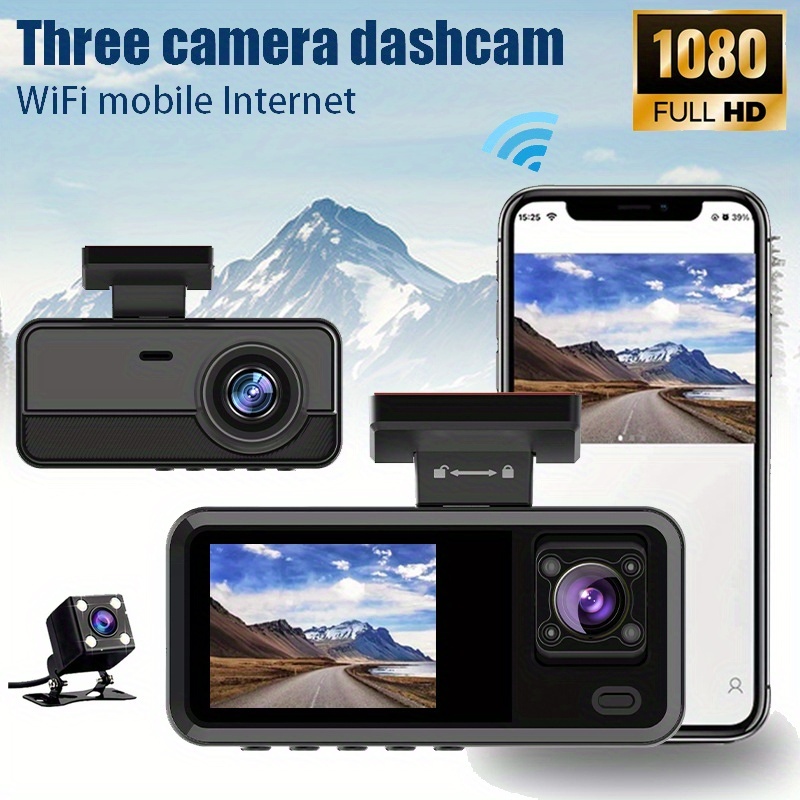 1080p car recorder wifi mobile app 64gb memory card Temu Mauritius