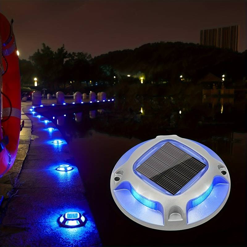 Solar Brick Ice Cube Light Outdoor Waterproof Path Stair Step LED Sunlight Garden Yard Pathway Party Christmas Landscape Lamp