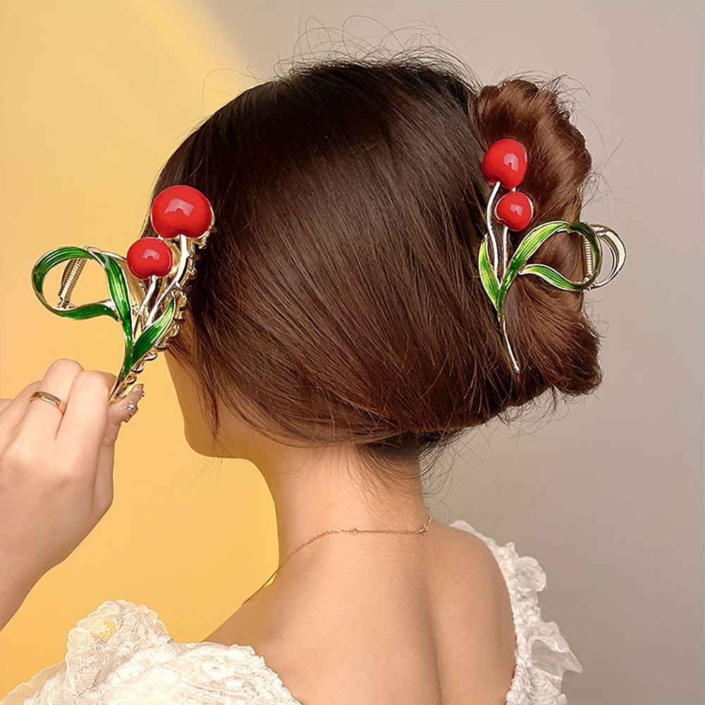 cherry claw clip sold on Temu United States display picture 1