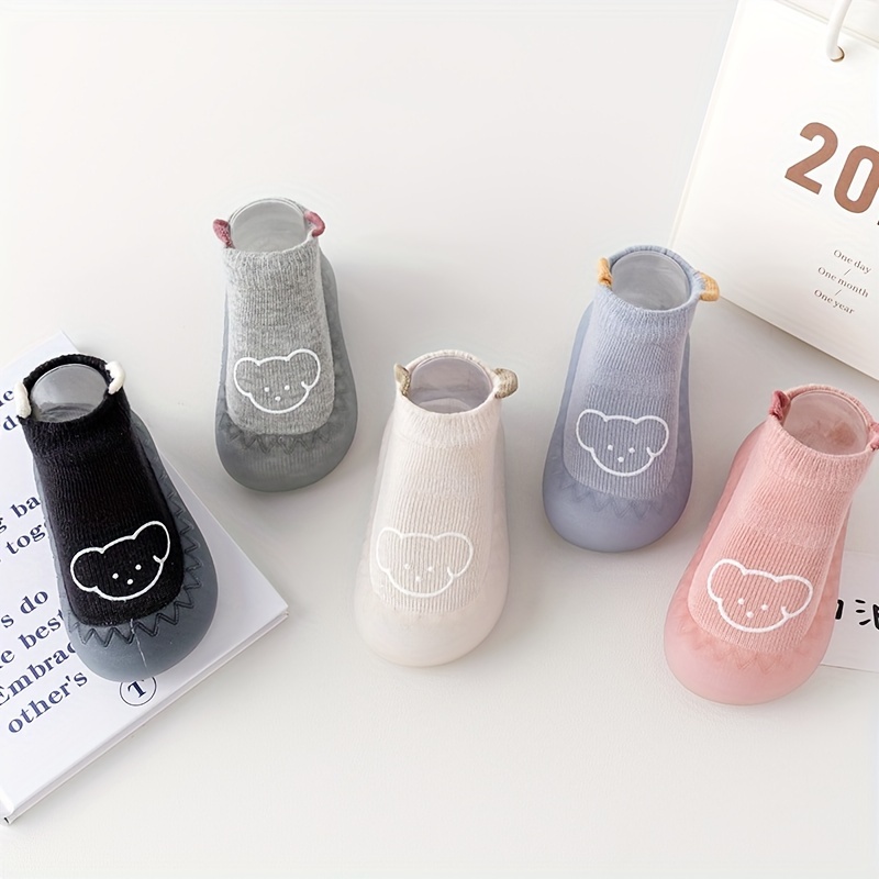 Cute Cartoon Comfortable Slip On Sock Shoes For Baby Boys Girls, Breathable Non Slip Walking Shoes For Indoor Outdoor, Spring And Autumn