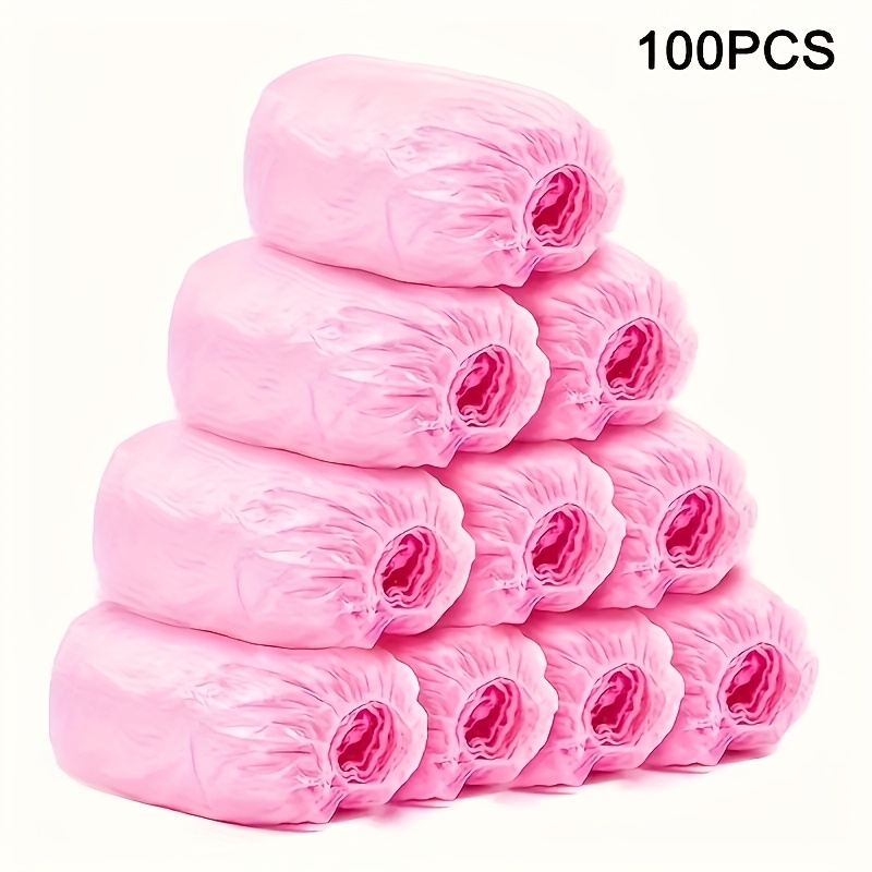 TEMU 50/100pcs Disposable Shoe Covers, Cleaning And Hygiene Products, Travel Hotel Shoe Covers
