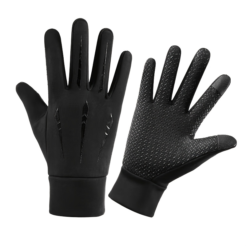 Image of Winter Warm Outdoor Gloves, Unisex Touchscreen Warm Gloves, Anti-slip, Touchscreen