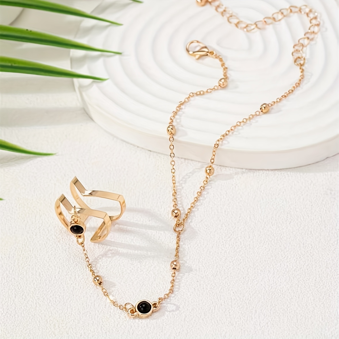 E-shop 1 stilvolles, exquisites, elegantes einzigartig trendiges fingerloses Armband
