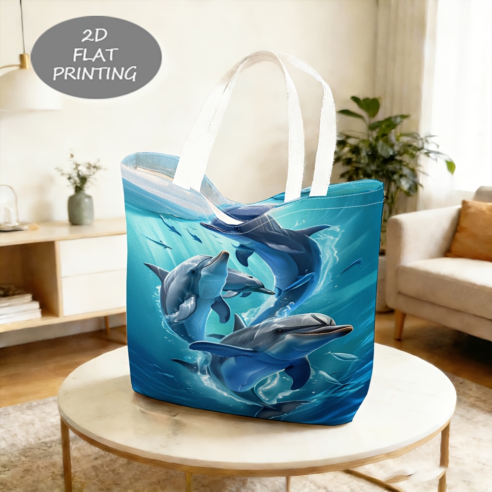 TEMU 1pc, Women' Shoulder Bag With Themed Print, Exquisite Women's Shoulder Bag, New Year Gift, Fine , Comfortable And Skin-friendly, Birthday Gift,