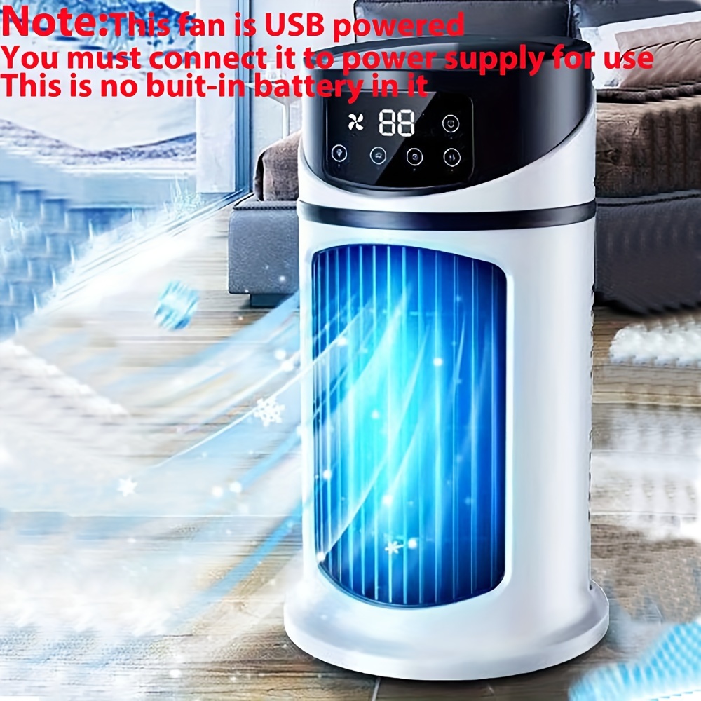 1pc shops Air Cooler Fan, Portable Air Conditioner