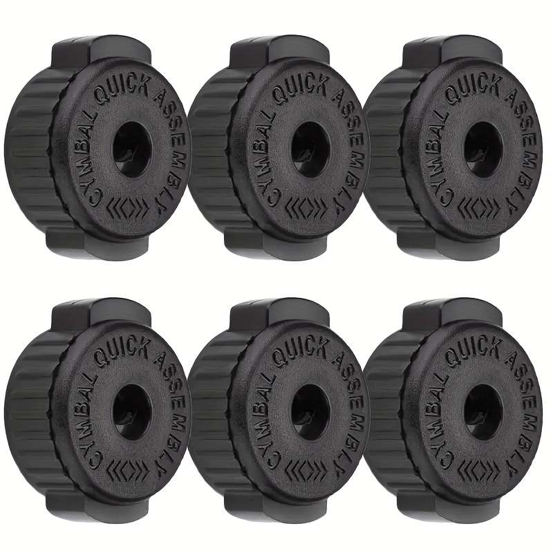 E-shop Kunststoff Beckenabdeckungen, einfach zu installierende Beckenmutter, Ersatzteile für Percussion-Instrumente, für 8MM Becken und Beckenmutter