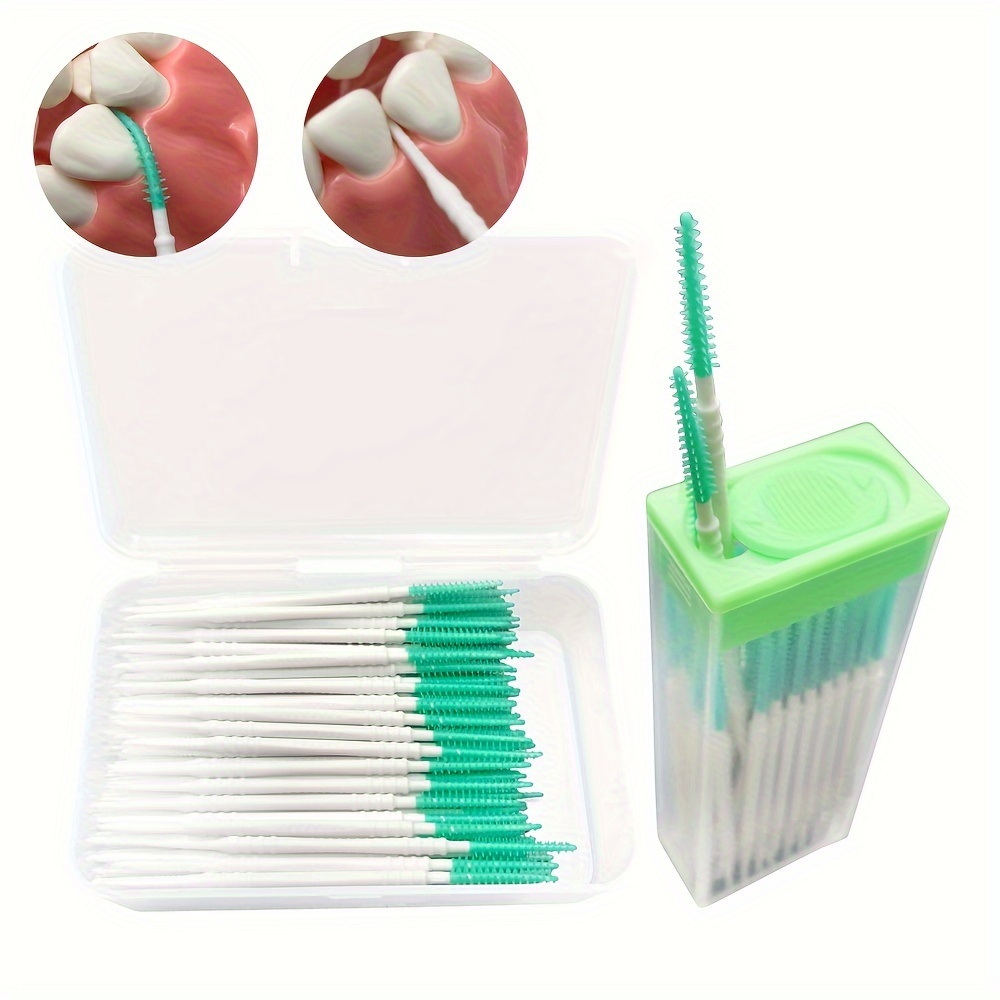 

200pcs Soft Interdental Toothpicks - Disposable Dental Floss Picks For Deep Cleaning & Removal, Personal