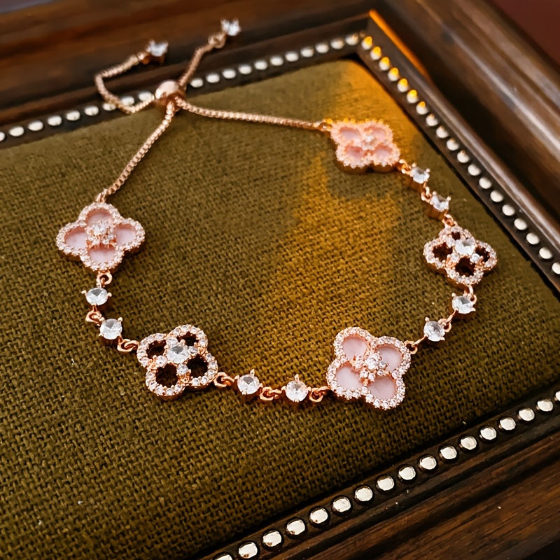 E-shop Glücksbringer Paararmbänder Verstellbare Kette Geschenk für Paare Ihn Sie Täglicher Date Schmuck