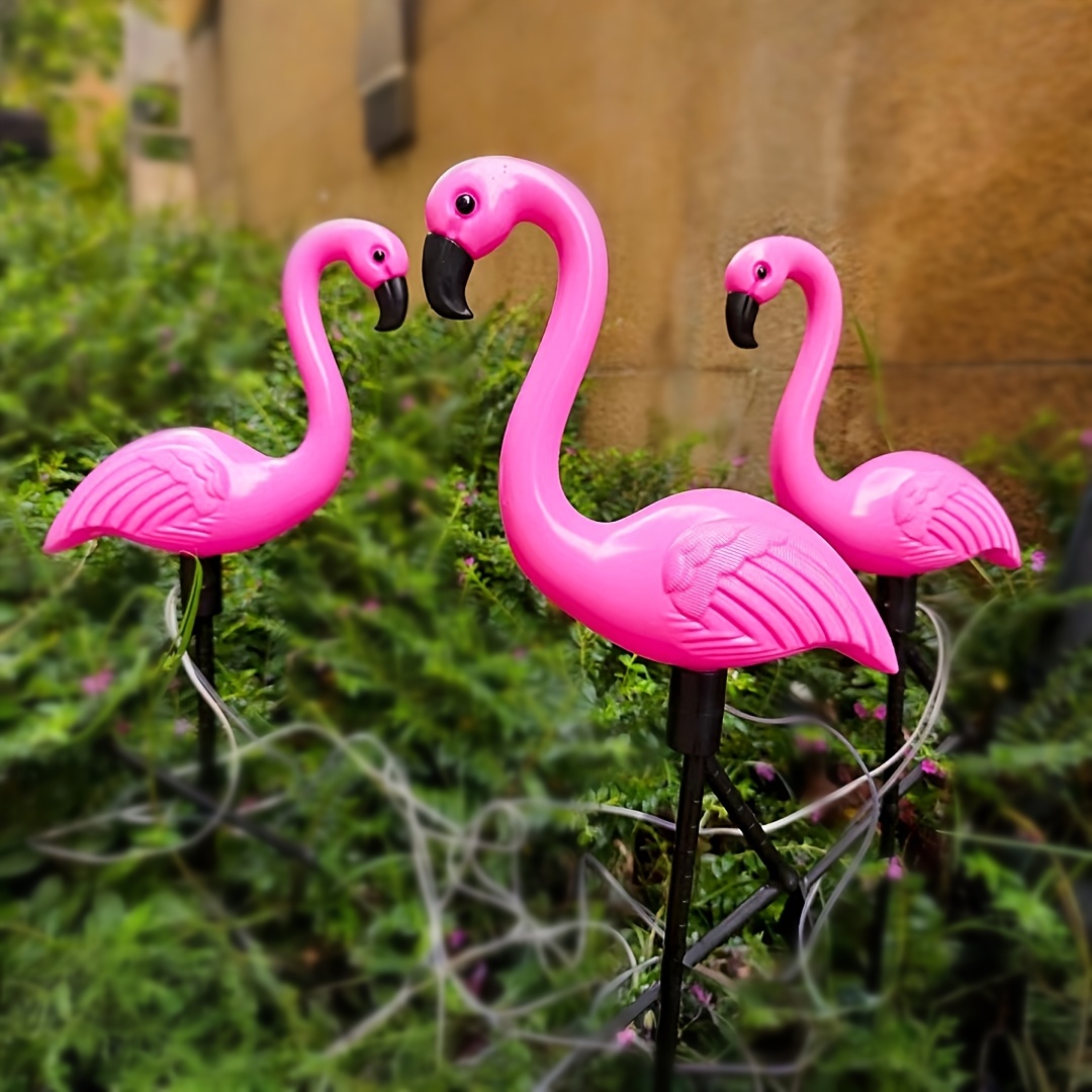 flamingos lawn sold on Temu United States