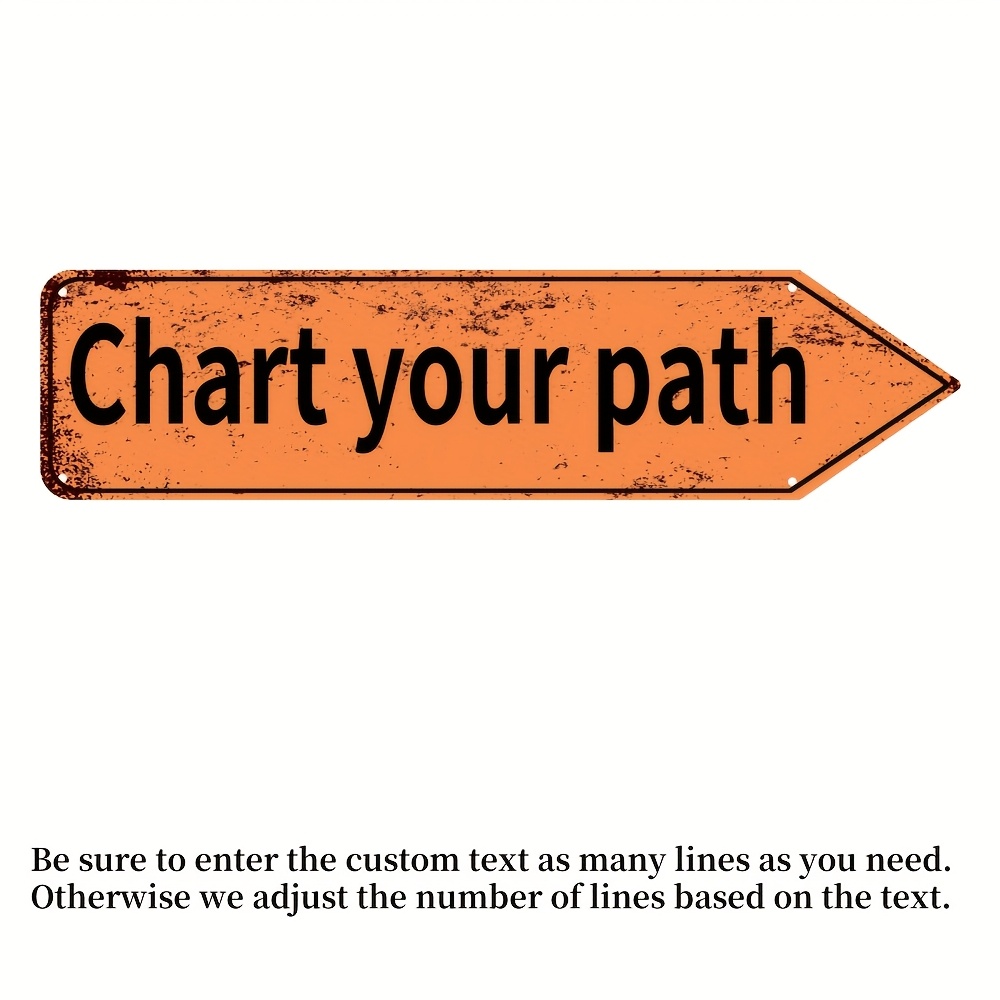 TEMU Vintage , Customized Aluminum Signs, Suitable For Indoor Corridors, Courtyards, Outdoor Gardens, Public Places, Road Signs, Indications, Vintage