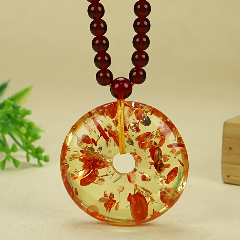 Flower Safety Buckle Pendant Charm