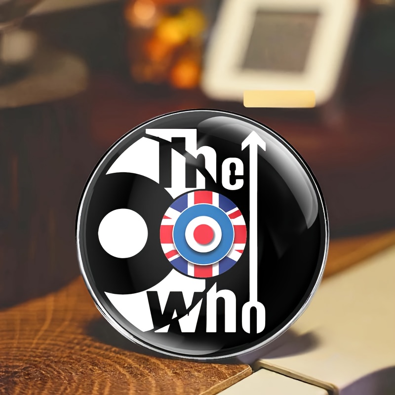 TEMU Rock Band Pin Badge Made Of Metal Alloy, Perfect For Clothing, Hats, And Backpacks - A Stylish Accessory Suitable For , , And Colleagues - A Fun