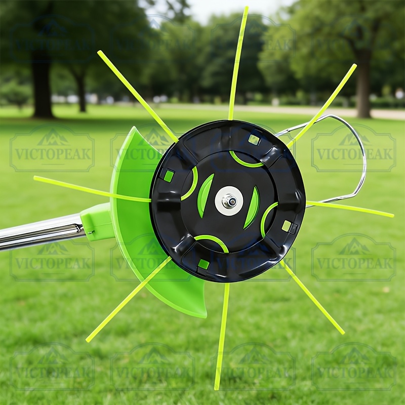 TEMU cabezal de desbrozadora, cabezal de desbrozadora con placa de hierro, piezas para cortacésped eléctrico, cabezal de desbrozadora para