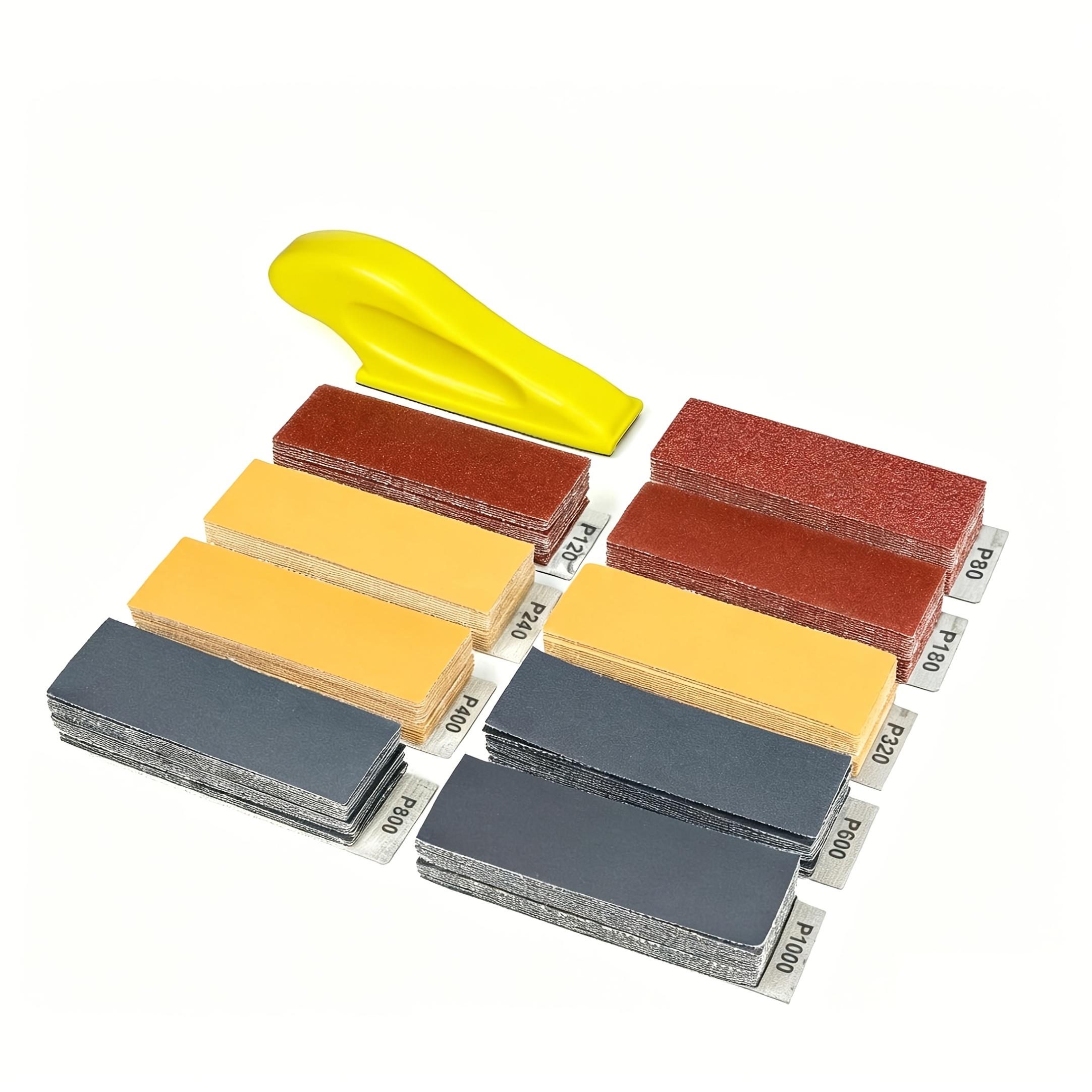 TEMU Kit de ponçage de détail mini 180 pièces avec de ponçage pour doigts et , adapté pour , la réparation de meubles, l'artisanat, le bricolage -