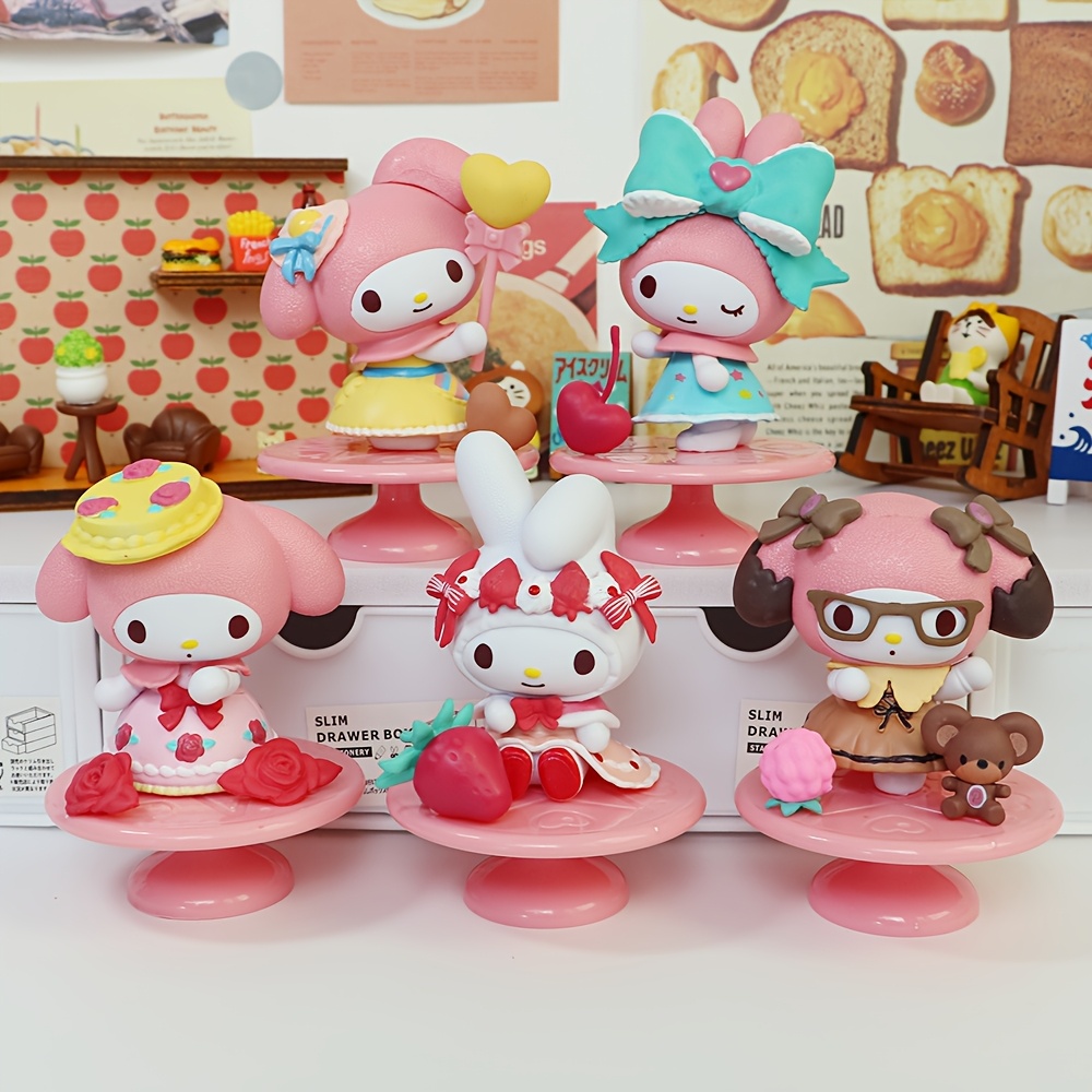 1pc melody afternoon tea mystery box collectible pvc cartoon