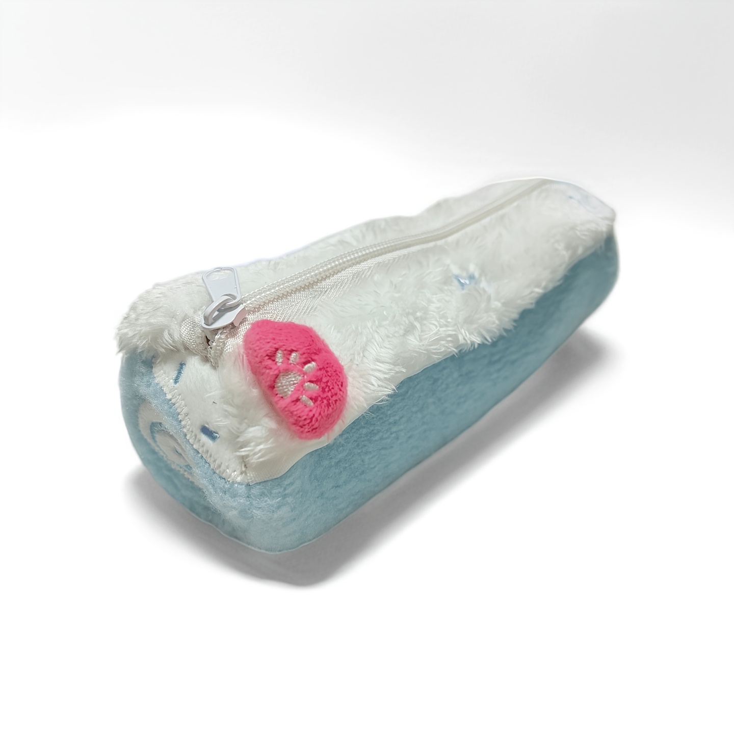 TEMU Plush Pencil Case Cute Stationery Bag Plush High Aesthetic Student Large Capacity Stationery Box