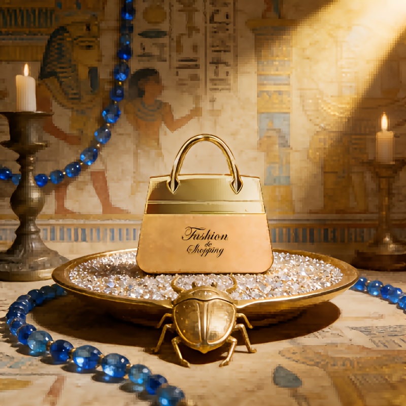 Image of Deold Perfume In Handbag Design, Golden Color 50ml | " Language" For Women & Students, & Long-lasting | Elegant Fashion Accessory Gift