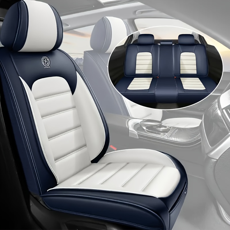 5 Seat Covers - Waterproof Seat Covers - Car Cushion for Toyota Tacoma | Land Cruiser| Avalon | Camry | Corolla | RAV4/ Yaris | Prius C | Venza | Crown |