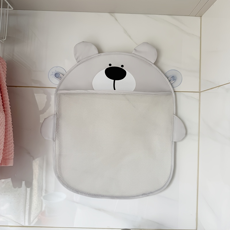 TEMU Multi-functional Mesh Storage Hanging Bag, No-drill Wardrobe Organizer For Underwear And Socks, Breathable Storage Hanging Bag With Suction Cups