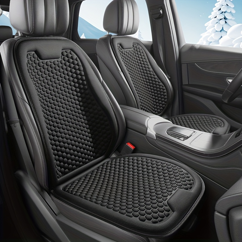 TEMU A Set Of 2 Summer Cool Car Seat Covers That Instantly Lower The Temperature For Double , Featuring A Non-slip Base For A , Suitable For Double