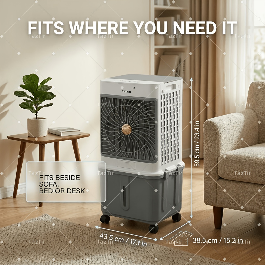 TAZTIR 2200 CFM Portable Evaporative Air Cooler, Air Conditioner... product image 4