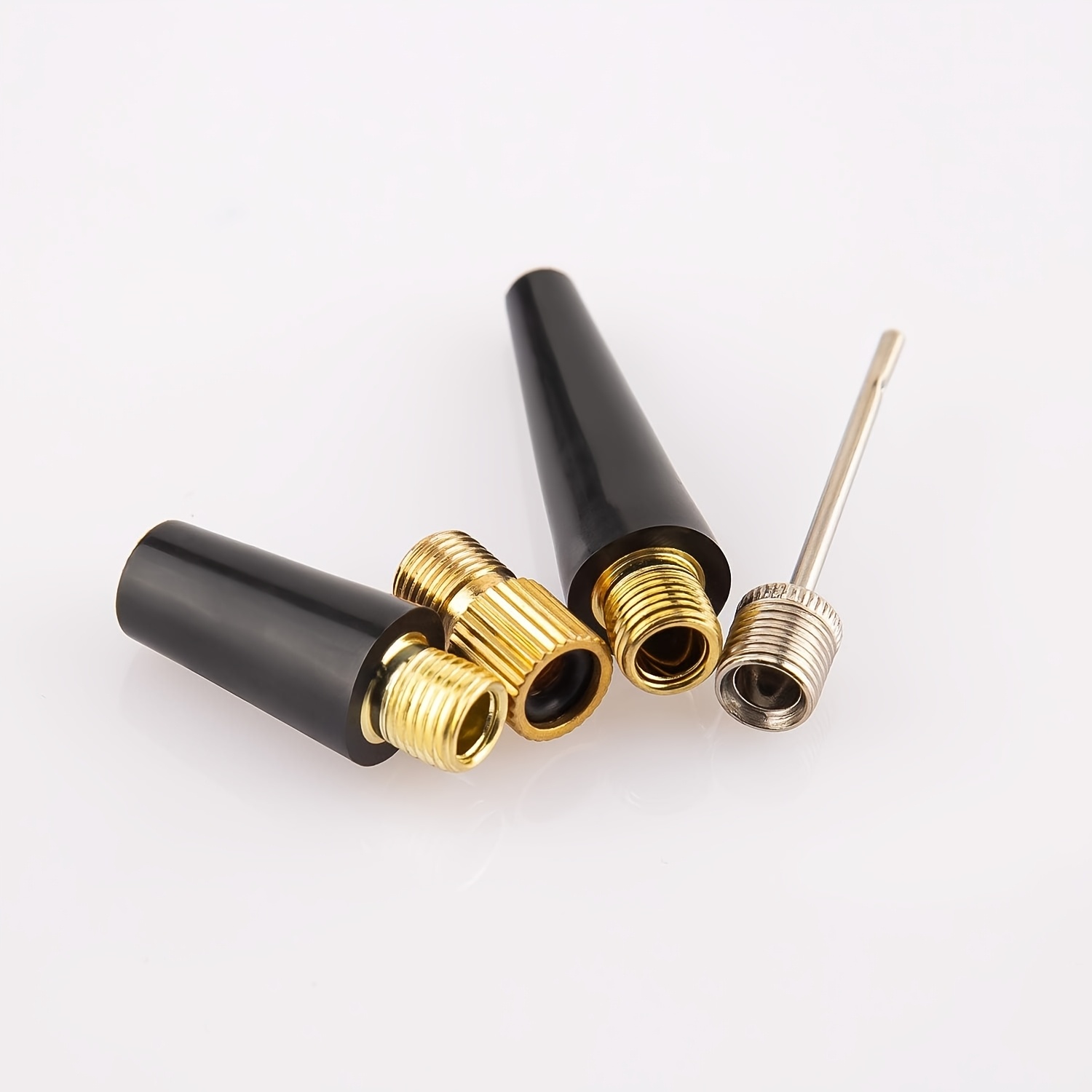 комплект шланга для накачки - 60 см/23,62 дюйма, резьба m8, 4 насадки и воздушный клапан | плетеный синтетический каучук, адаптер с мелкой резьбой сша (0,305x32tpi) | прочный и гибкий, подходит для шин автомобиля/мотоцикла/велосипеда | удлинительная трубка для насоса Детали 7