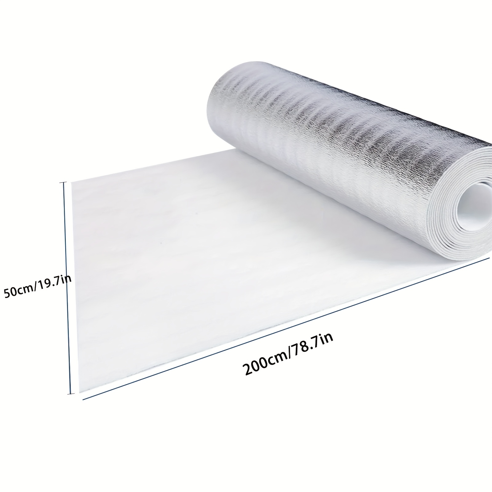 TEMU Reflective Insulation Roll Aluminum Foil Pearl Cotton Packaging Insulation Aluminum Foil Freshness Refrigeration Suitable For Food Decoration