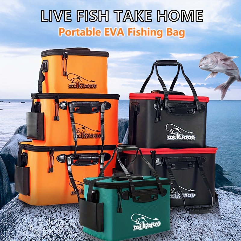 Fishing Bucket, Foldable Fish Bucket, Live Fish Container Multi
