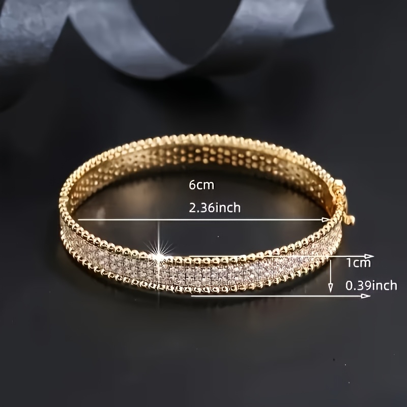 Women's 18K Gold Plated 925 Sterling Silver Hypoallergenic Bracelet
