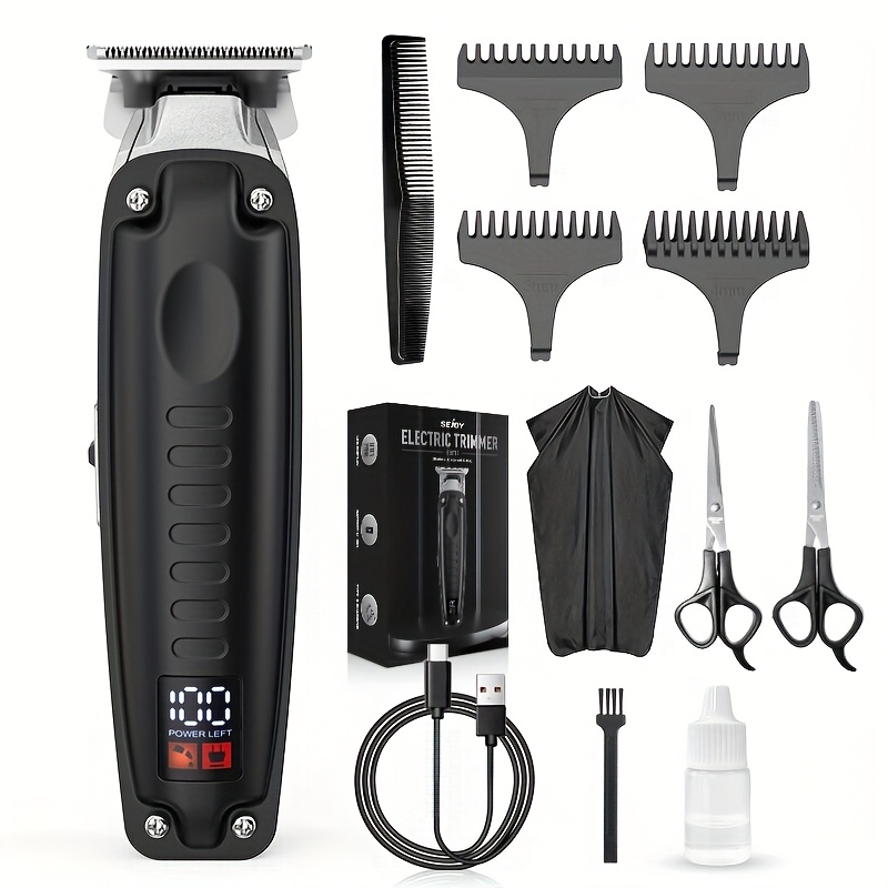 

Sejoy Hair Trimmer Corded Hair Cutting Set For Men Rechargeable Home Barber Trimming Kit