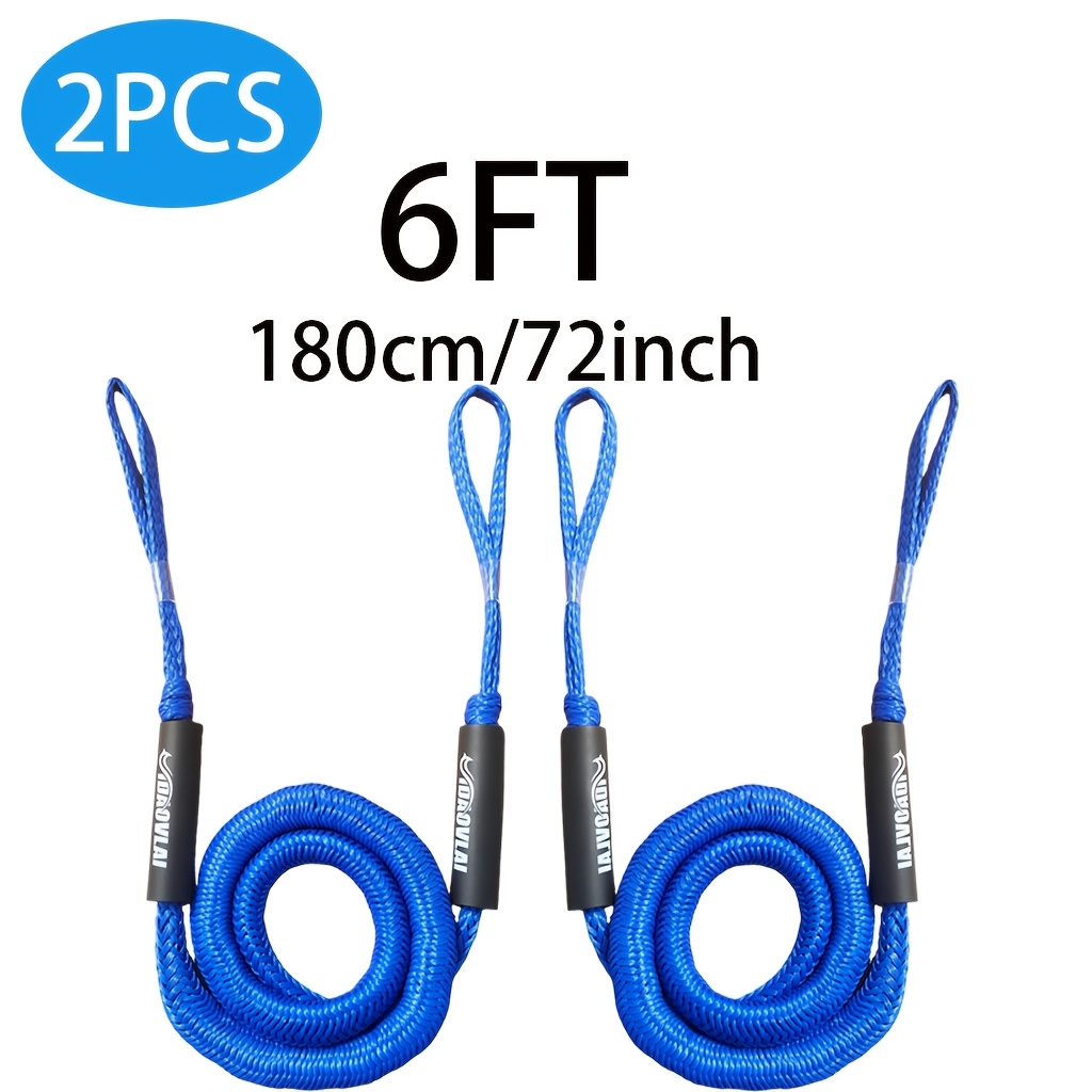 IDAOVLAI Bungee Dock Rope with Shock-Absorbing Elastic Cord