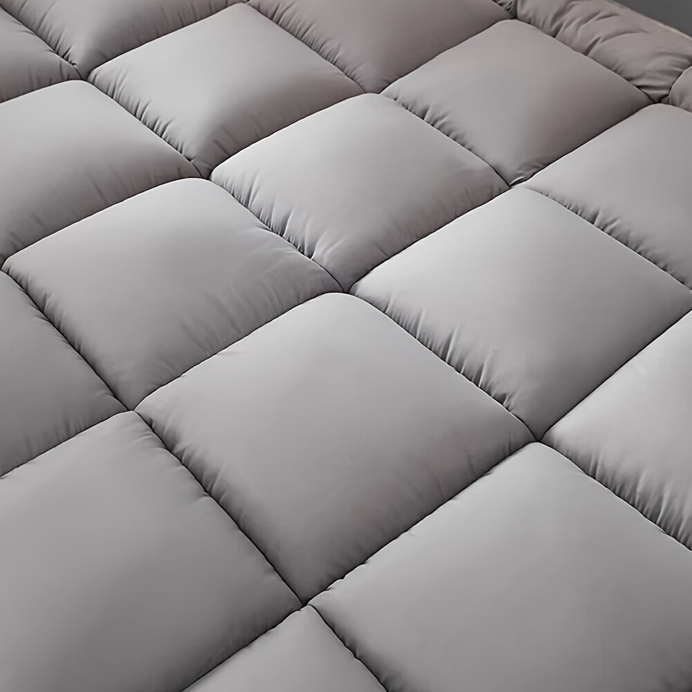 Super Soft 4Inch/ 10 Cm Deep Fill Mattress Topper Luxury Quilted Bed Pad With Elastic Corners Breathable, Durable, Machine Washable, Ideal For Single, Double, King Super King Beds For All Season Comfort