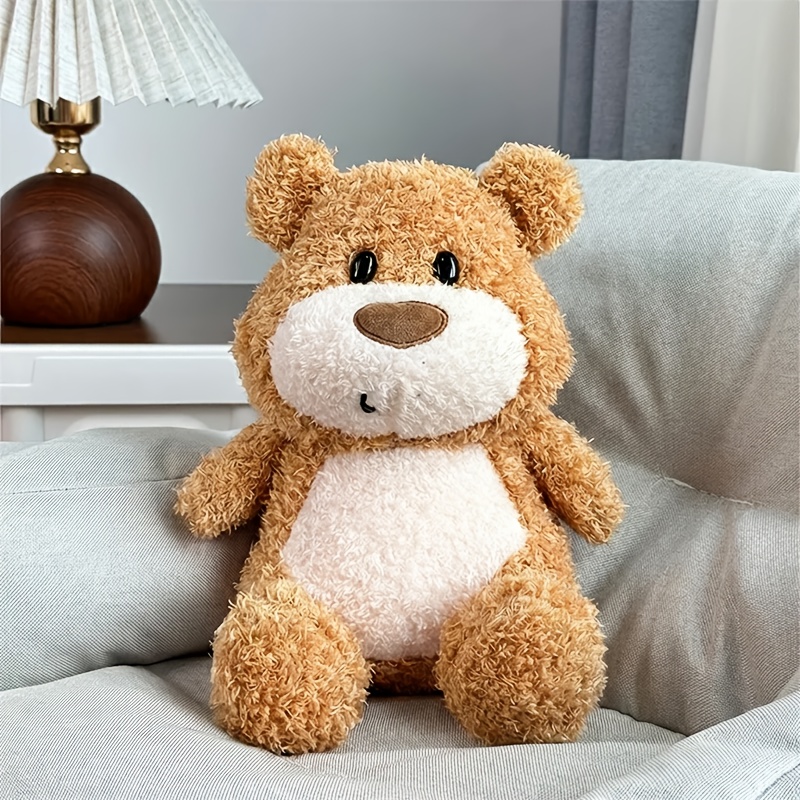 Cute Fluffy Brown Teddy Bear Plush Toy