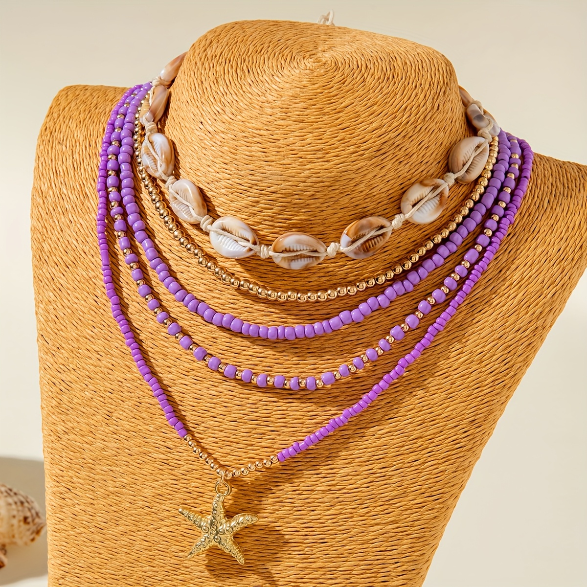 fashion beach casual vacation necklace bohemian Temu Mauritius