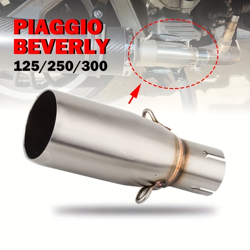 x10 mp3 125 250 300 250lt 79 25 gallon   motorcycles exhaust   pipe adapter connector 51mm partial adjustment tube details 0