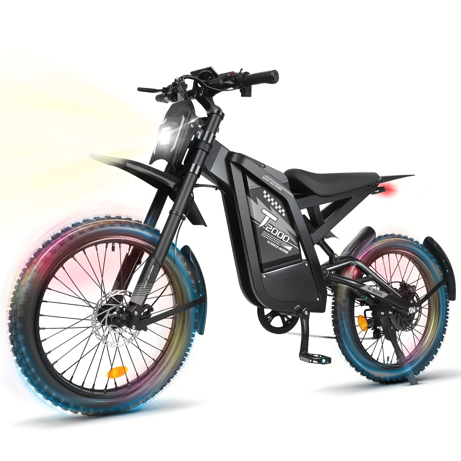 electric bike electric dirt bike electric bike for adults 19mph 80 mile range commuter e bike with 48v 30ah removable battery   sturdy build adult   ebike Product details 1