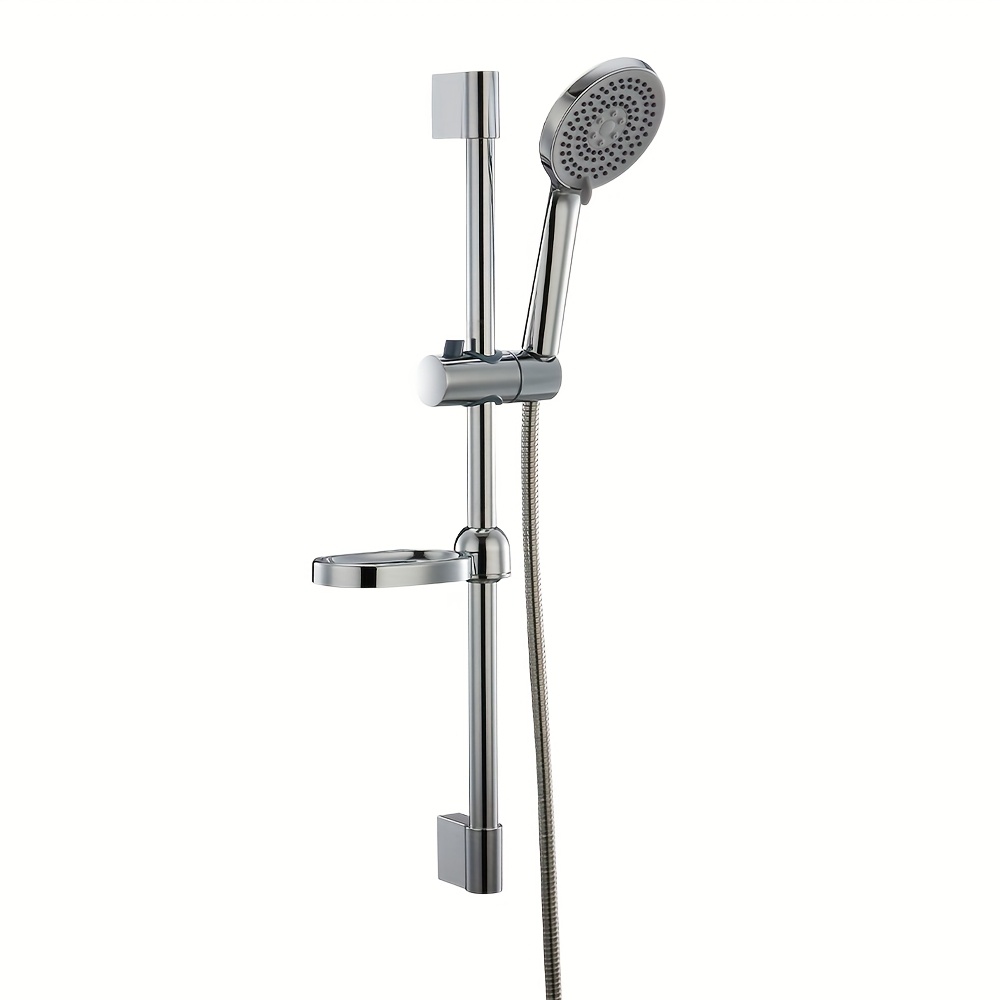 Adjustable Shower Riser Rail with Stainless Steel Slider Rail