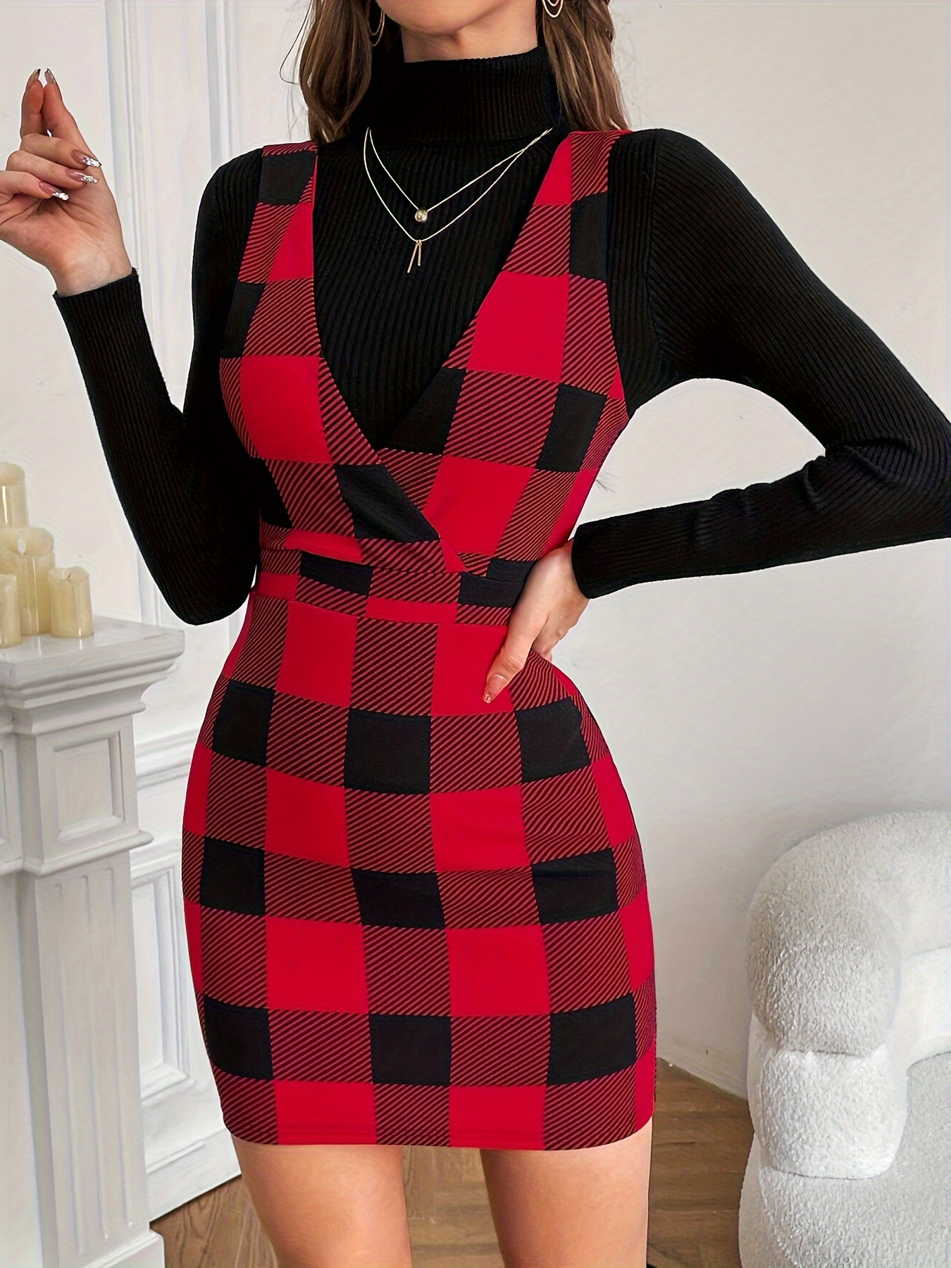 slim fit dress slacks Shop Red Corsage One Shoulder Fitted Mini Dress - for Women | OUTZIDR main image 1