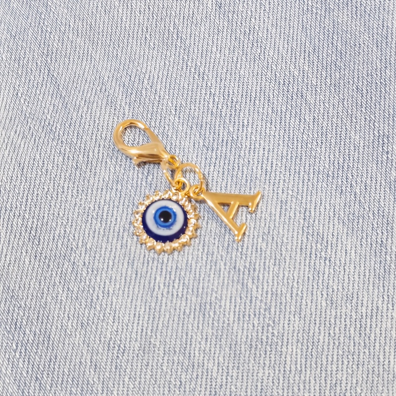 1pc Evil Eye Rhinestone Keychain - Gift, Protection And Good Luck - Fashion Accessory For Car Keys/bag Charms, Ideal Holiday Gift Accessory, Father's Day Gift, Graduation Season Farewell Gift