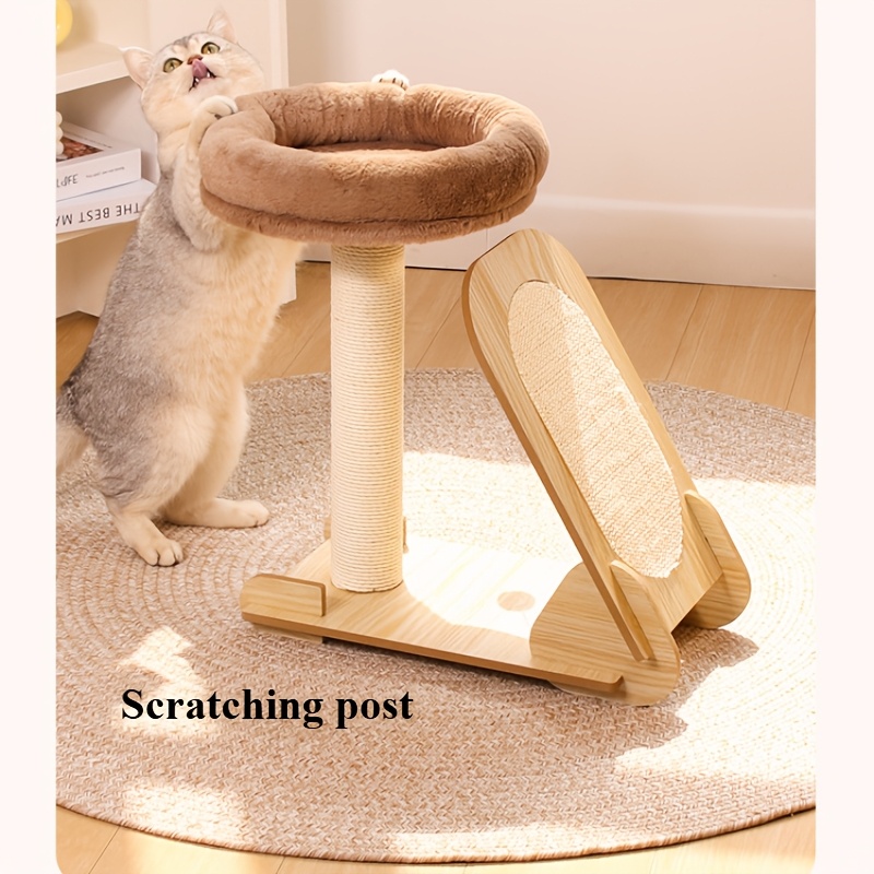 cat climbing shelf cat scratching sharpening pole, cat climbing - Main Image