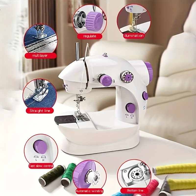 home sewing machine electric mini sewing machine multifunctional automatic 5