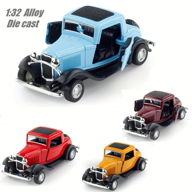 

1:32 Alloy Die-cast Vintage Sports : Red, Yellow, Blue, And Models - Children's And Boys' Toys, Car Enthusiasts